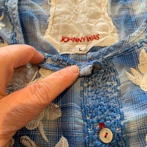 Johnny Was embroidered tunic
